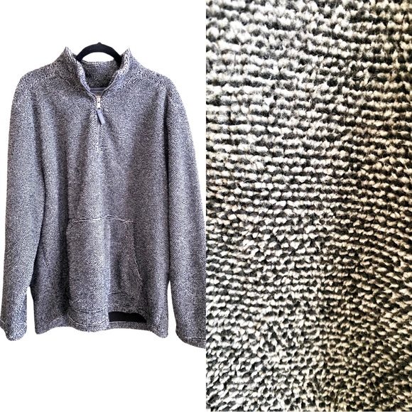 Telluride Clothing Other - Telluride Clothing Men’s Pullover XL Fleece Grey Sweater Jacket 1/4 Zip Pocket